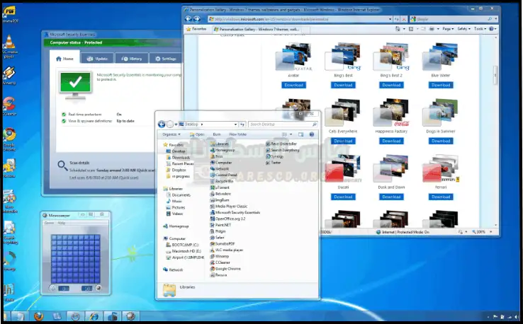 تحميل ويندوز Windows 7 نسخة اصلية ISO مفعل مدى الحياة